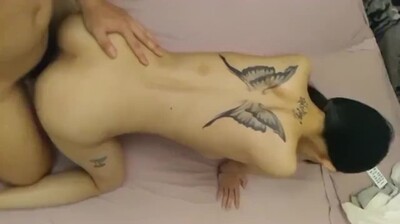 深圳私约挚爱纹身辣妹 刺青尤物湿身诱惑狂野输出